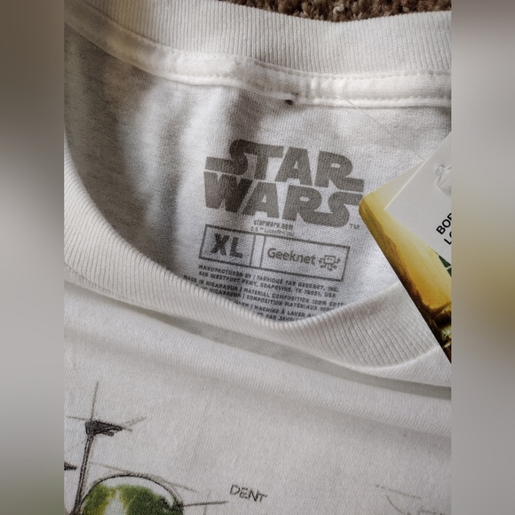 Star Wars Boba Fett Graphic Long Sleeve Shirt NWT - Picture 2 of 9